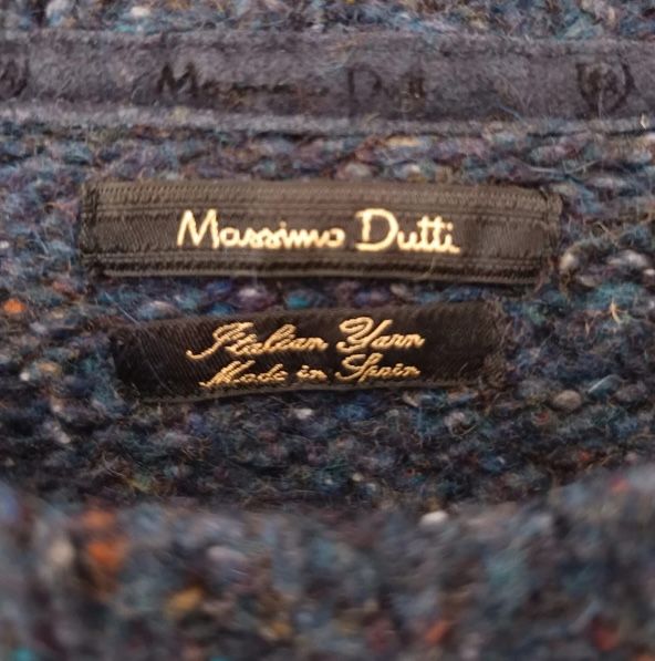 flecked yarn, up close sweater